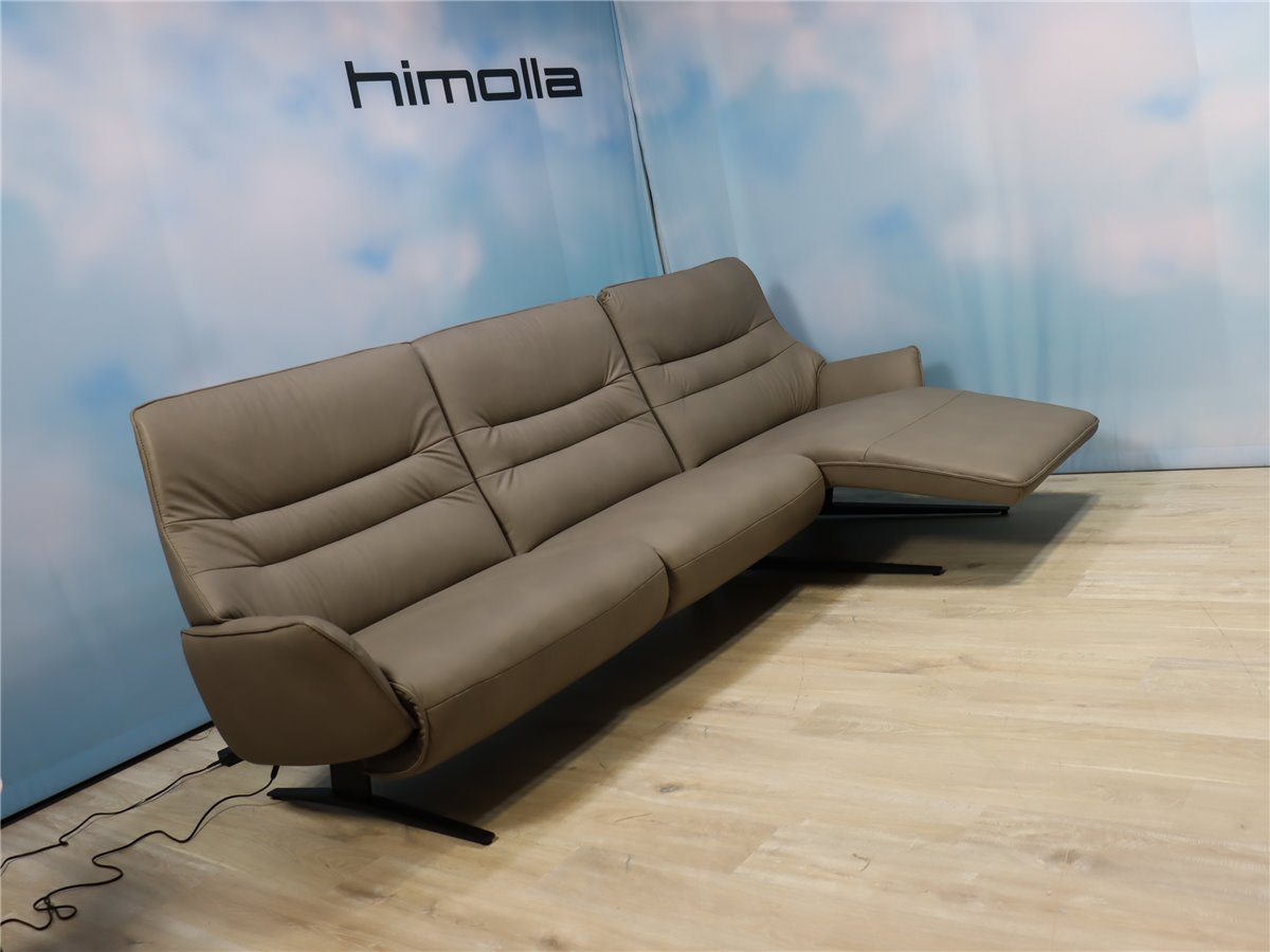 Himolla 4905 Lounger Wohnkombi 2 x Vollfkt elektr Rec elektr Herzwaage  Leder Longlife soft shadow *Verbandsmuster