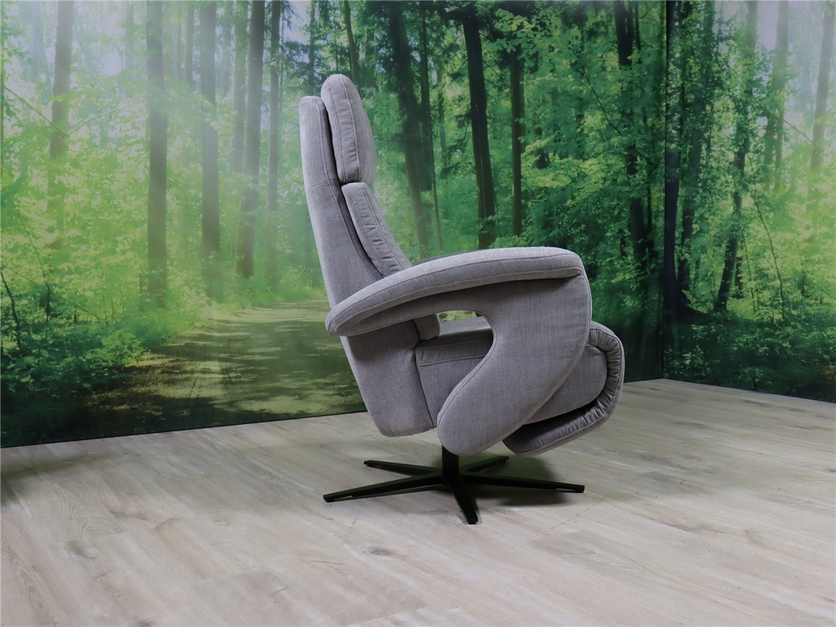 HUKLA  EC 22066 Ergo Concept Relaxsessel manuell Large HerzWaage   Webstoff Cyber grey  *Verbandsmesse