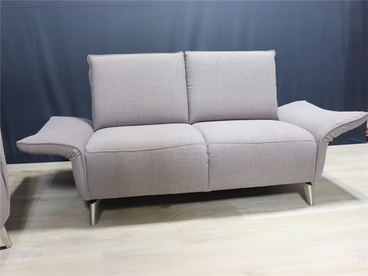KOINOR VILA  Sofagruppe 2x Sofa und Sessel  Armteil verst Webstoff 13 Aqua 27 grau *Fehlproduktion