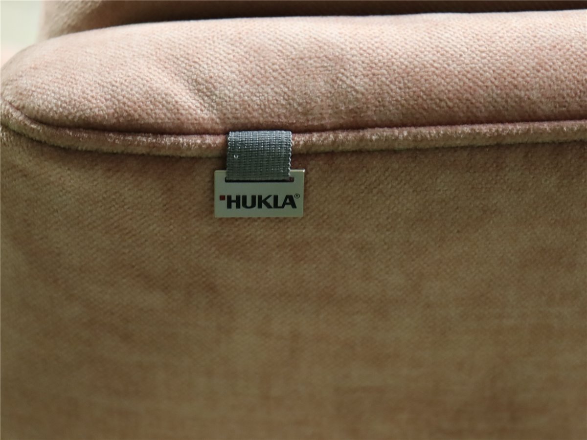 Hukla CP 19013 Relaxsessel mit Wippe Hocker Webstoff Joyce rose *Messestück