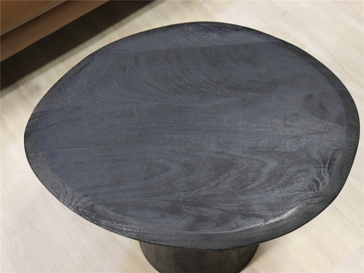 Luigi Ravanelli  NATURALE   Beistelltisch 60 50   Holz schwarz massiv   *Mustertisch