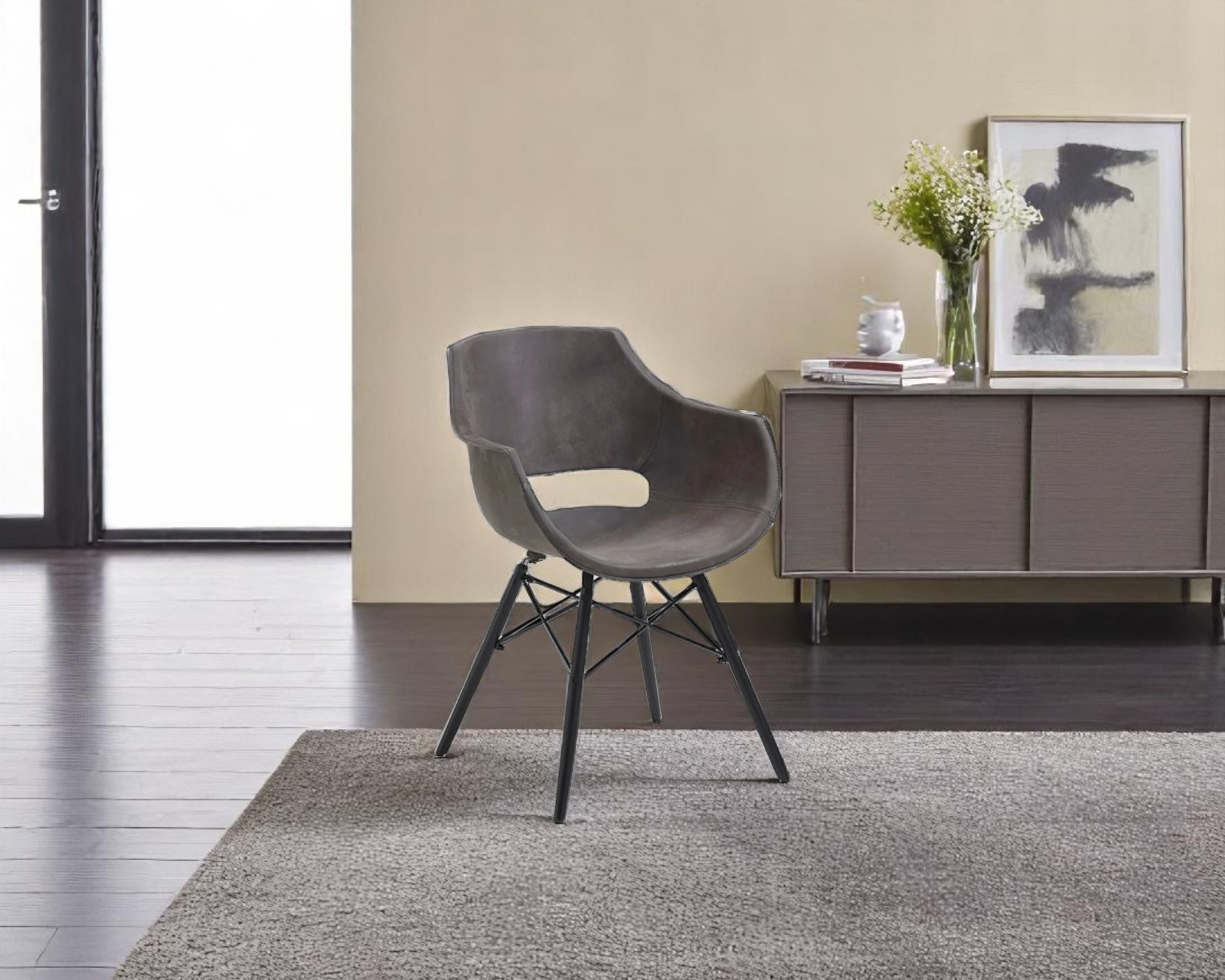 Bodahl Designerstuhl Jazz aus Echtleder