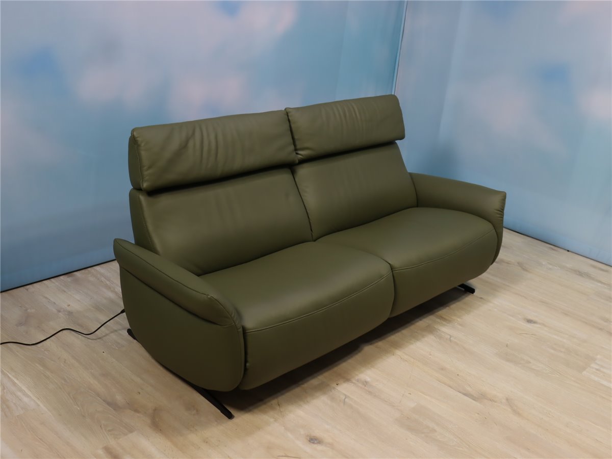 Himolla 4160  Cumuly Relaxsofa  3 Motoren HerzWaage Leder L24  Longlife Rustika Zypresse  *Hausausstellung