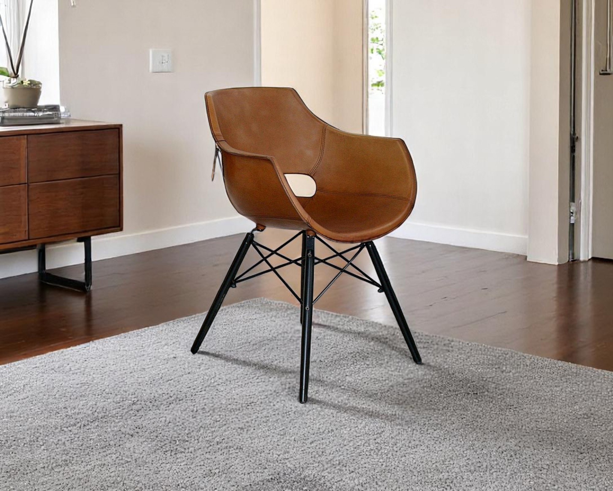 Bodahl Designerstuhl Jazz aus Echtleder