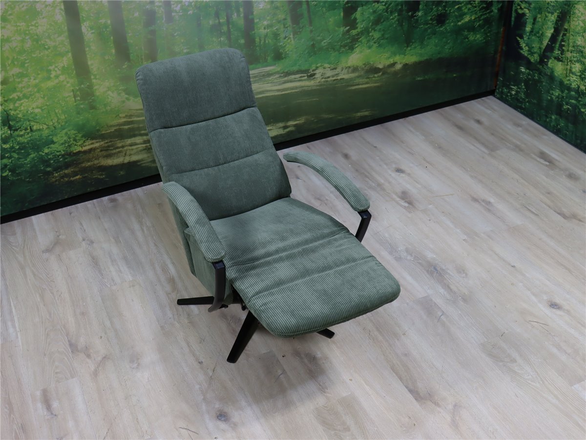 HUKLA  Mc Relax Sessel manuell  Large Feincord forest    *Mustersessel