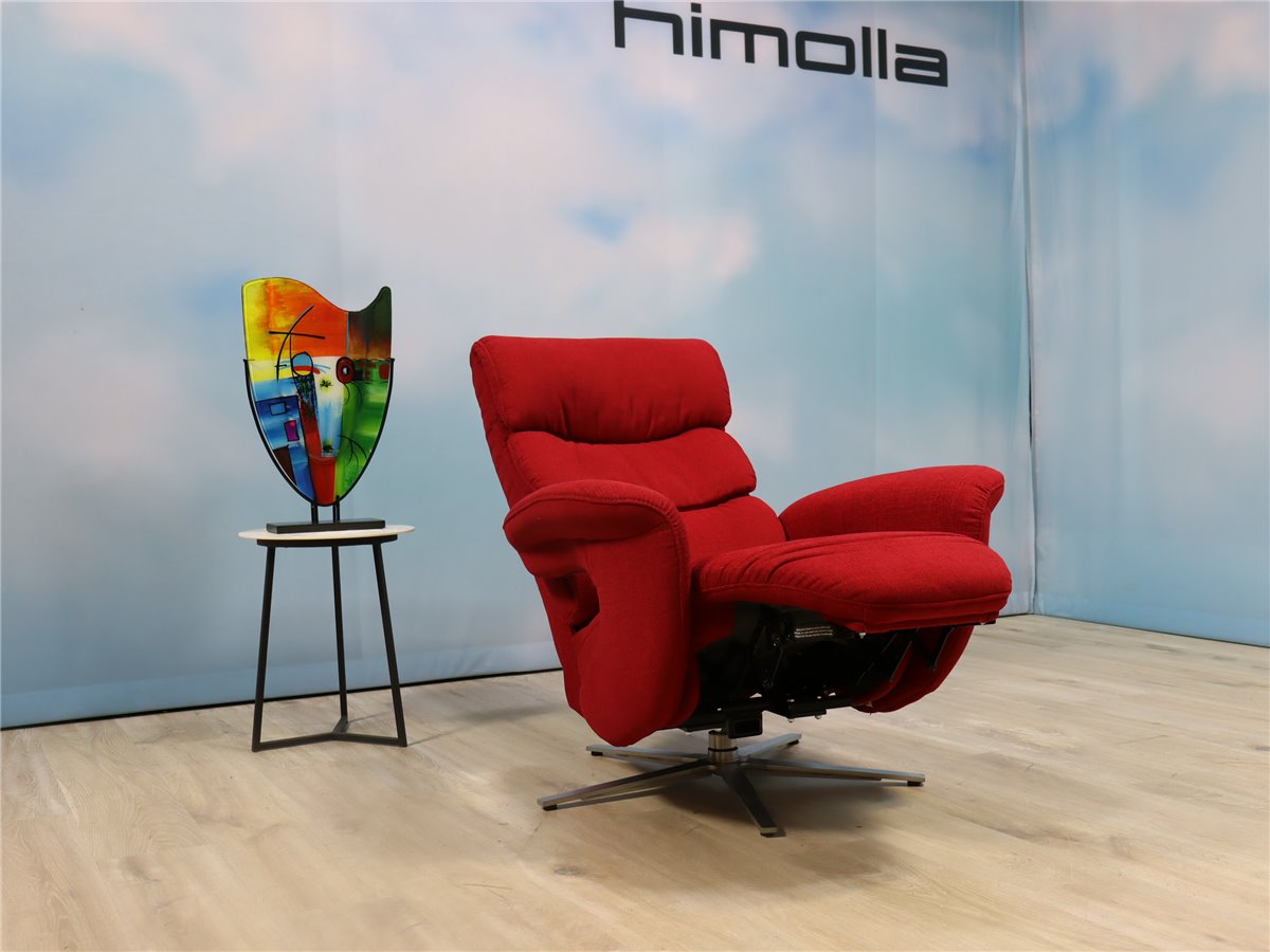Himolla  7628  Relaxsessel Easyswing manuell Small Webstoff S14 Aquaclean rosso  *Doppelbestellung