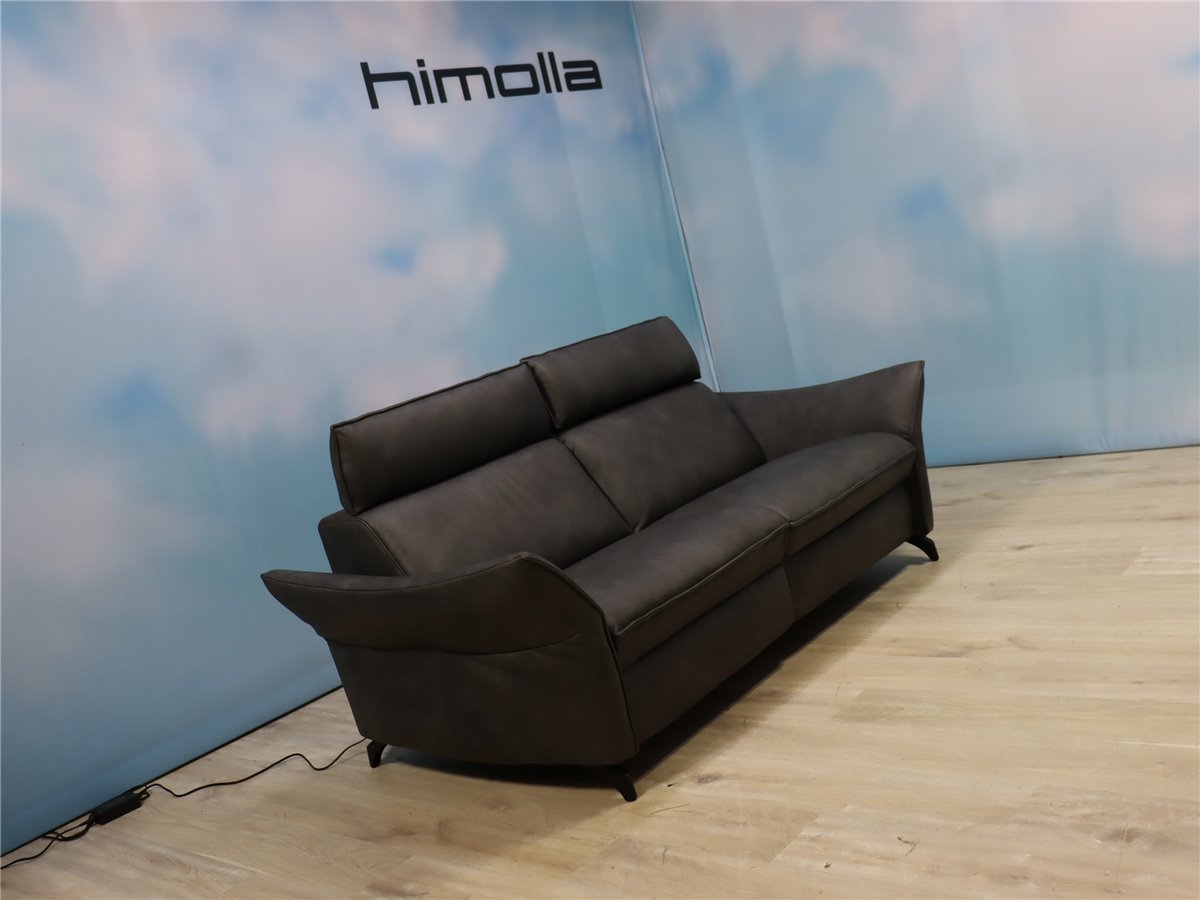 Himolla 1926 planopoly Sofa 205cm 1 x Vollffkt 2 Mot wallfree 1x fest Leder Eleganza L27 bricket  *Fehlbestellung  