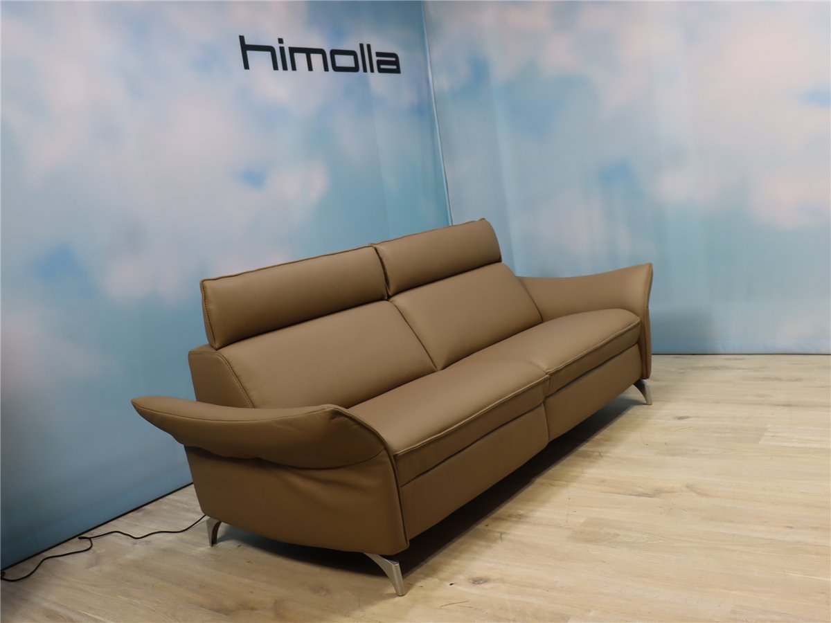 Himolla 1926 planopoly Sofa 235 cm Vollffkt 3 Mot wallfree Herzwaage  Leder 33 Longlife Soft beach *Fehlbestellung