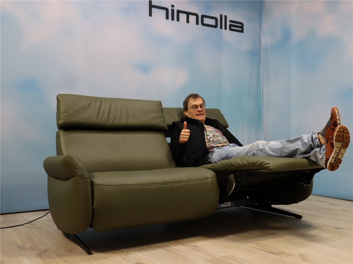 Himolla 4160  Cumuly Relaxsofa  3 Motoren HerzWaage Leder L24  Longlife Rustika Zypresse  *Hausausstellung