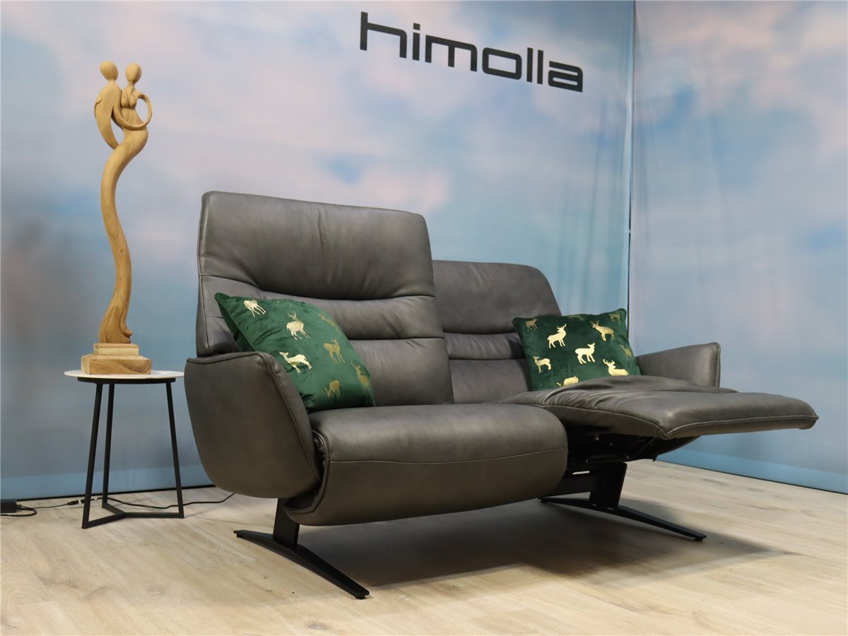 Himolla 4905  LOUNGER Sofa Vollfunktion 2 Mot Leder Eleganza bricket  *Hausausstellung