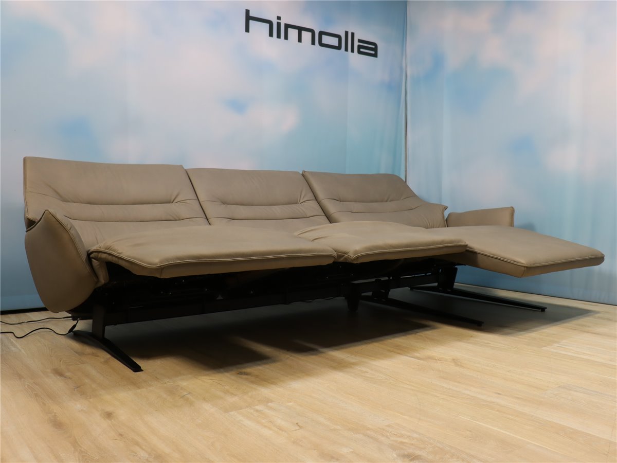 Himolla 4905 Lounger Wohnkombi 2 x Vollfkt elektr Rec elektr Herzwaage  Leder Longlife soft shadow *Verbandsmuster