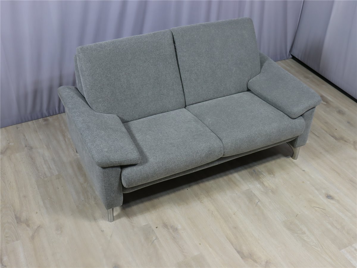 W. Schillig 24970  Sofa hoher Rücken kubisch klassisch  Webstoff R66 22 grau meliert *Kundenstorno