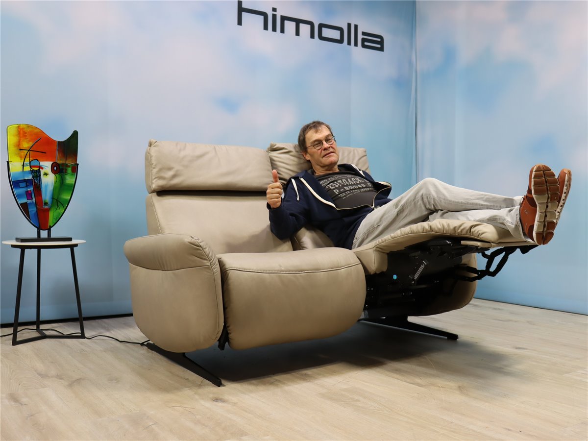 Himolla 4151Cumuly Comfort Sofa Vollfktsitze elektr wallfree HerzWaage Leder 22 Soft N island  *Fehlbestellung