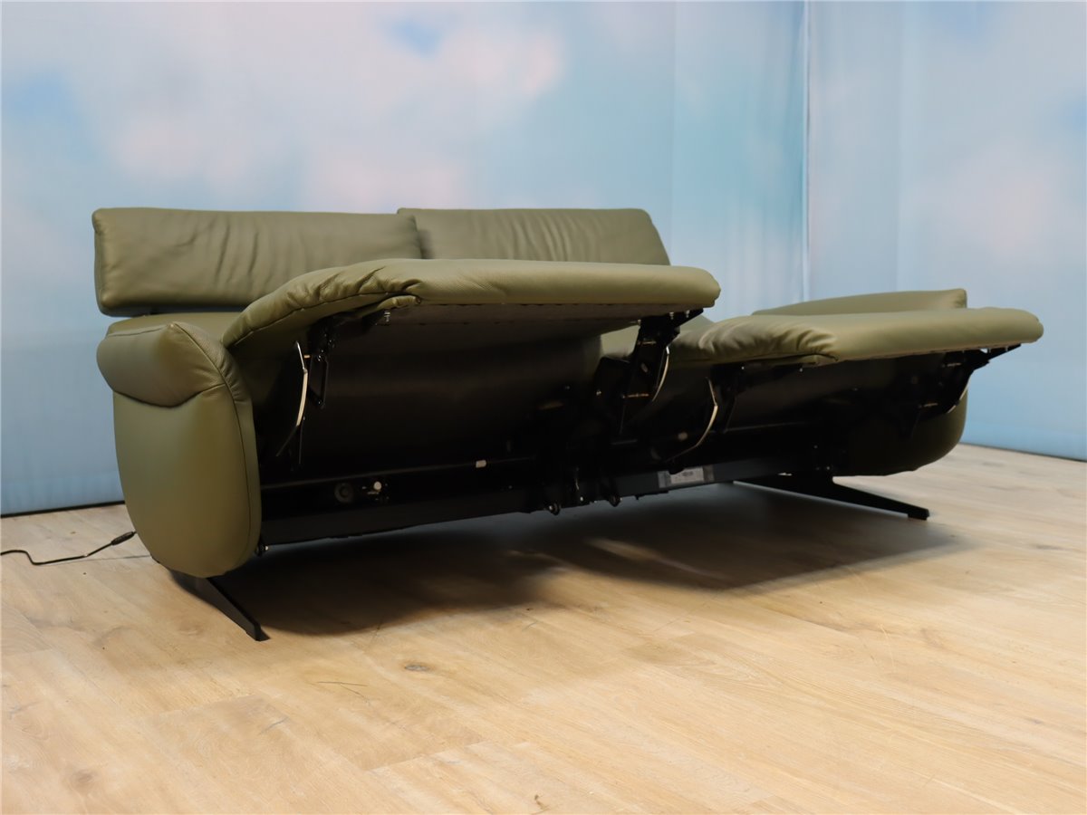 Himolla 4160  Cumuly Relaxsofa  3 Motoren HerzWaage Leder L24  Longlife Rustika Zypresse  *Hausausstellung