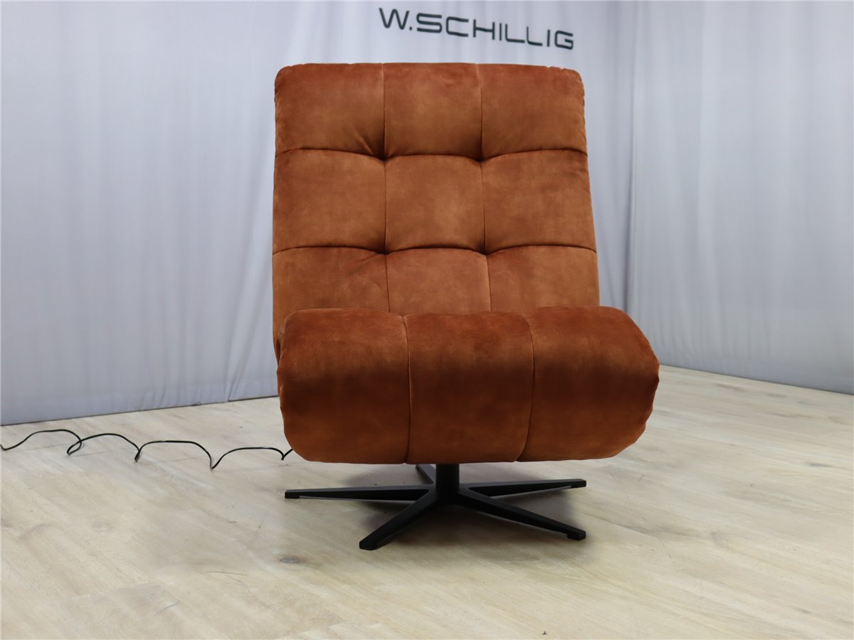 W Schillig 32801 placido Liege 80 cm Relaxer 2 Mot superbequem Samtvelours  S41 50 brandy  *Hausausstellung