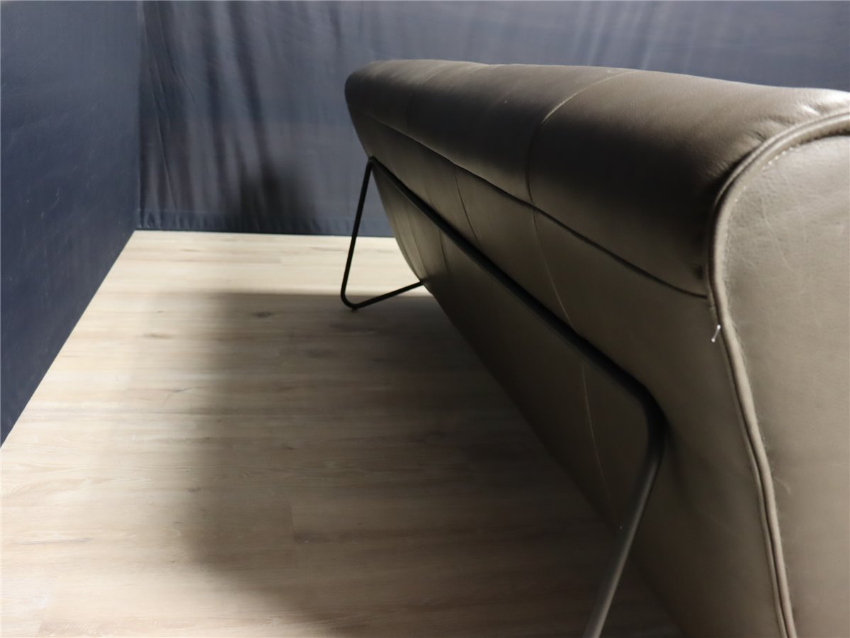 KOINOR  GISMO Sofa 205 cm LGestell schwarz   Leder B toro montana  *Verbandsmesse