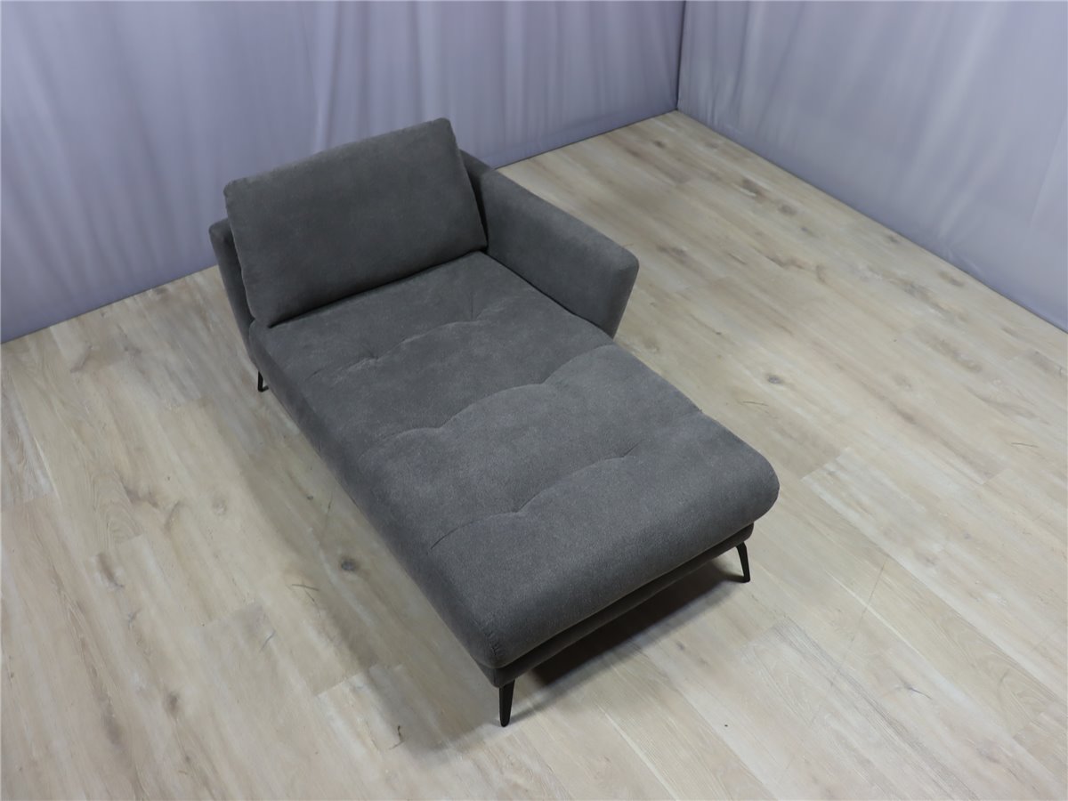 W SCHILLIG  12301 softy  Chaiselongue AL rechts Füsse schwarz Webstoff R66 94    *Kundenstorno