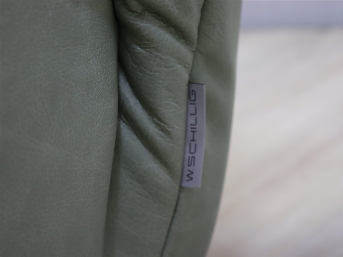 W Schillig 32801 placido Liege 80 cm Relaxer 2 Mot  Sternfuss schwarz Leder Z74 33 green tea  * Sonderleder