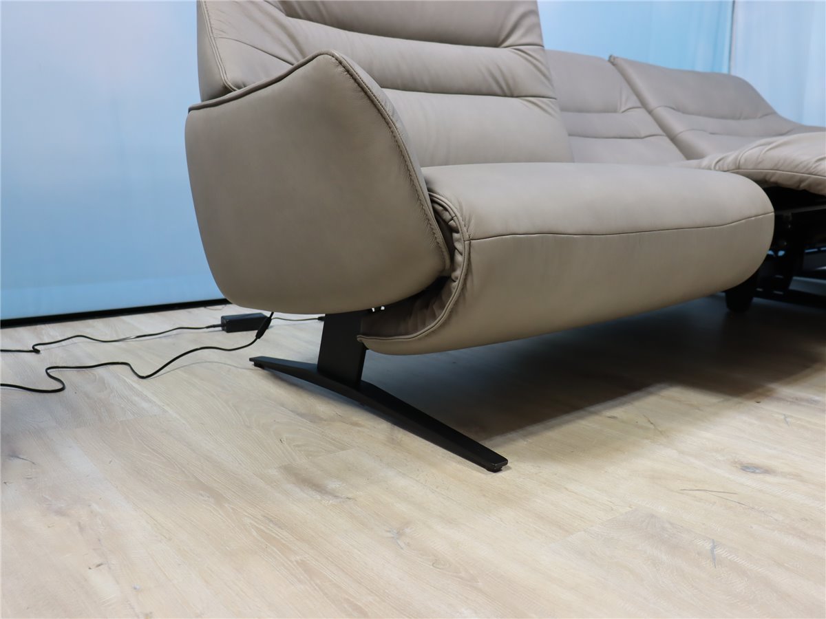 Himolla 4905 Lounger Wohnkombi 2 x Vollfkt elektr Rec elektr Herzwaage  Leder Longlife soft shadow *Verbandsmuster